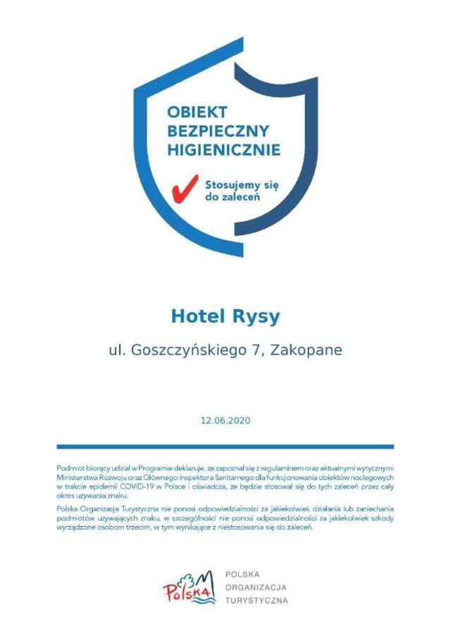 Отель Hotel Rysy Закопане-6